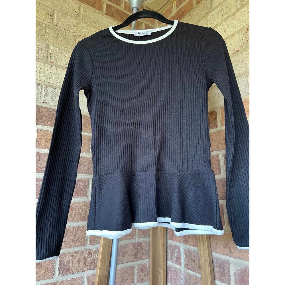 ZARA trafaluc Women's Sweater Top Black Size S/M NWT